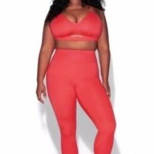 Adidas Women's Ivy Park Real Coral Cutout Support Bra Size 3x H42597